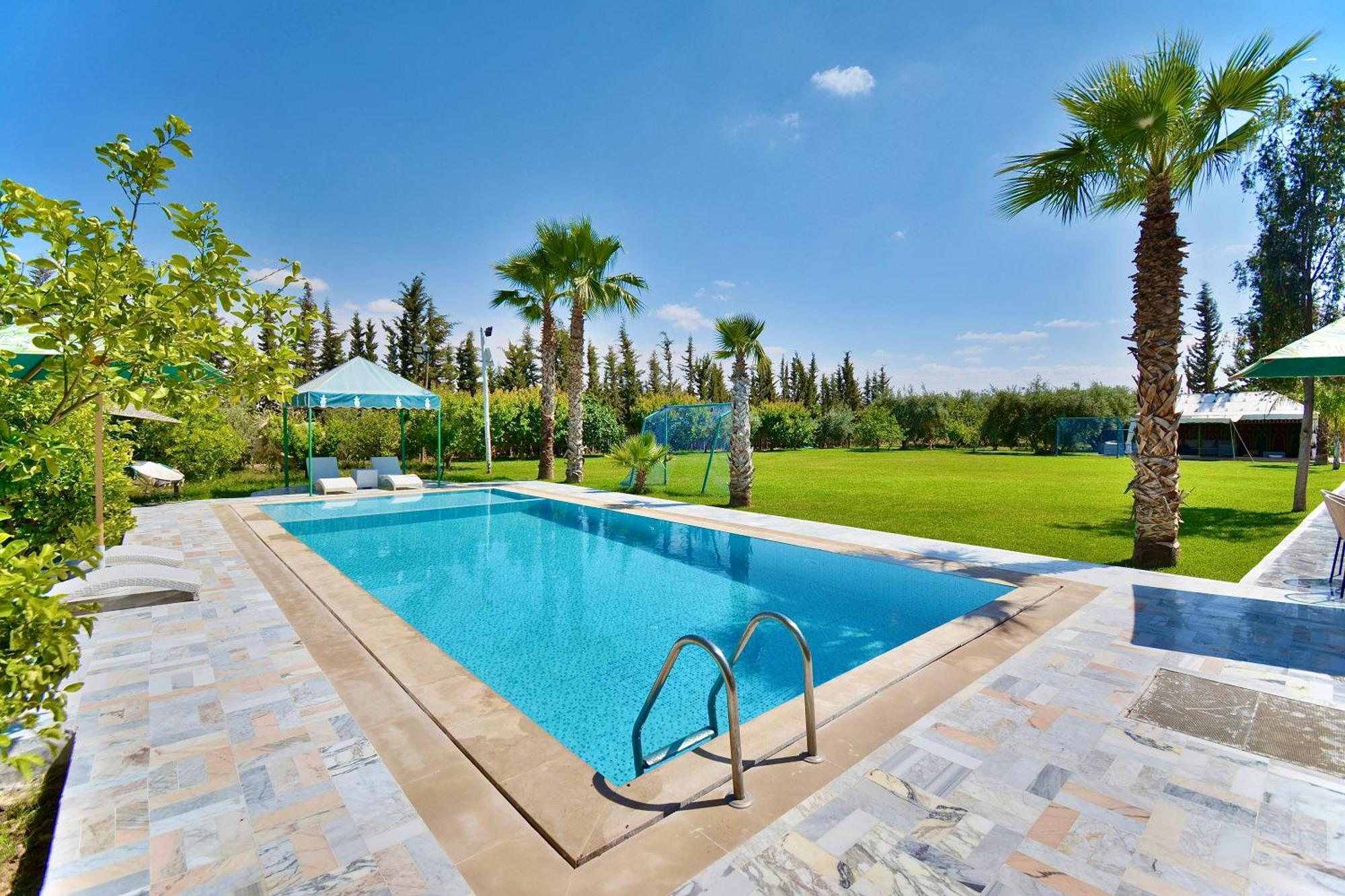 Ferme De Vacances Avec Une Grande Villa A Marrakech Marakéš Exteriér fotografie